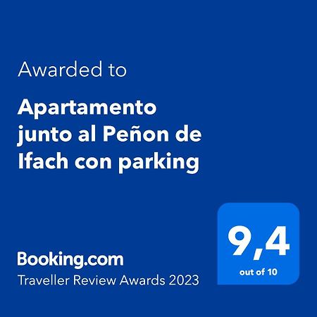 Apartamento Junto Al Penon De Ifach Con Parking Calpe Eksteriør billede