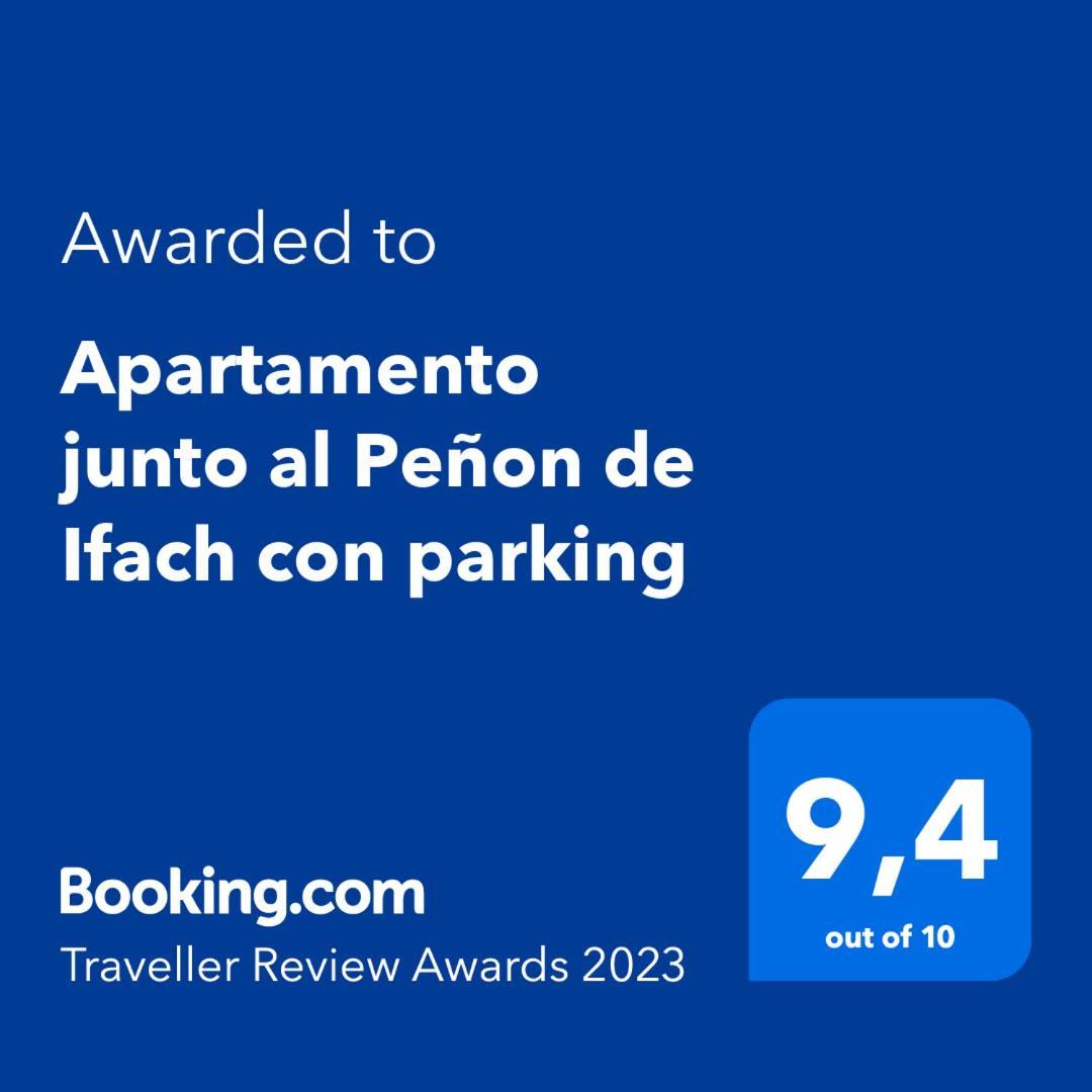 Apartamento Junto Al Penon De Ifach Con Parking Calpe Eksteriør billede
